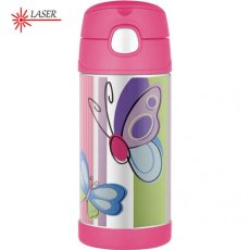 Dětská termoska s brčkem motýl 355ml Thermos