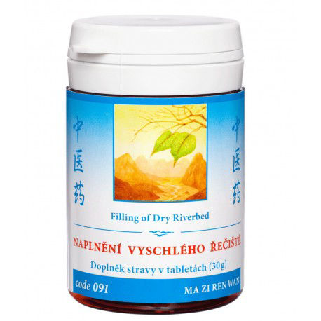 Naplnění vyschlého řečiště 30 g TCM