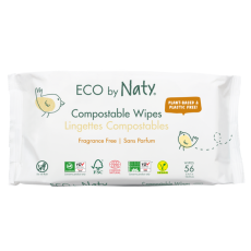 ECO vlhčené ubrousky Naty bez vůně - pro citlivou pokožku Eco by Naty