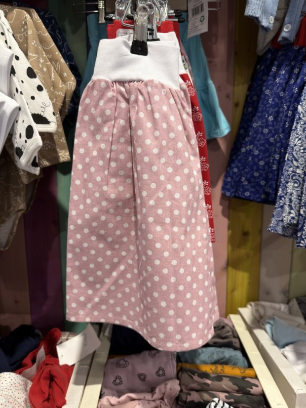 Dětská sukýnka - růžová Charita Strážnice