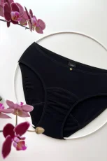 Menstruační kalhotky MODAL Klasické černé 4/5 Sayu
