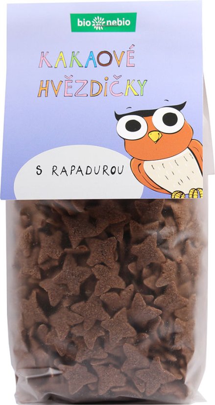 Kakaové hvězdičky 150 g BIONEBIO