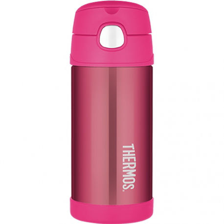 Dětská termoska s brčkem celorůžová 355 ml Thermos