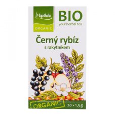 Černý rybíz s rakytníkem čaj  20 x 1,5 g APOTHEKE
