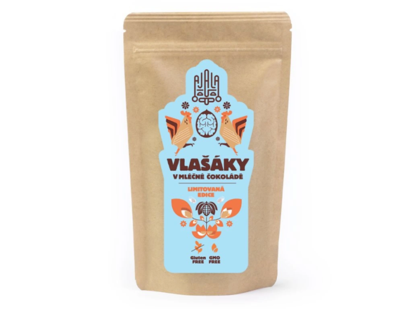 Vlašáky v mléčné čokoládě 150g AJALA