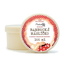 Bio šlehané bambucké máslíčko s kapkou meruňky 100 ml Medárek