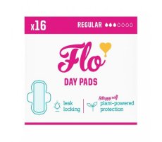 Ultra tenké denní menstruační vložky s křidélky 16 ks HereWeFlo