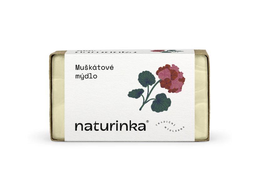 Mýdlo muškátové Naturinka - Varianta: 110 g v obalu