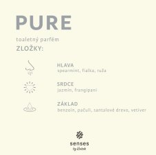 Toaletní parfém Pure 30 ml SENSES