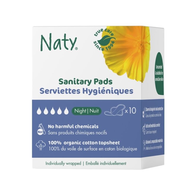 Dámské ECO vložky noční ECO by Naty