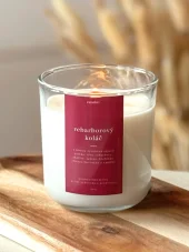 Sójová svíčka - REBARBOROVÝ KOLÁČ 270 ml Candee Candles