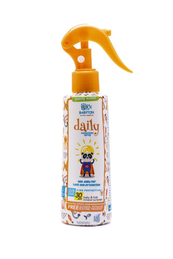 Přírodní opalovací krém ve spreji SPF 30 200 ml BABYTON