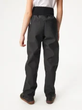 Dětské softshellové kalhoty s fleecem, Simple, Černá 116/122 Unuo