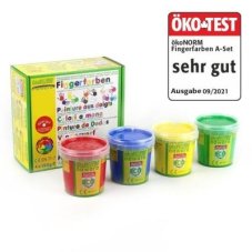 Prstové barvy set 4 ks Ökonorm