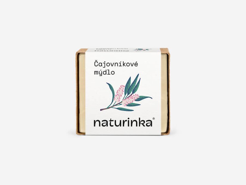 Mýdlo čajovníkové Naturinka - Varianta: 110 g v obalu