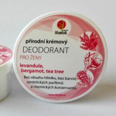 Přírodní krémový deodorant pro ženy Libebit