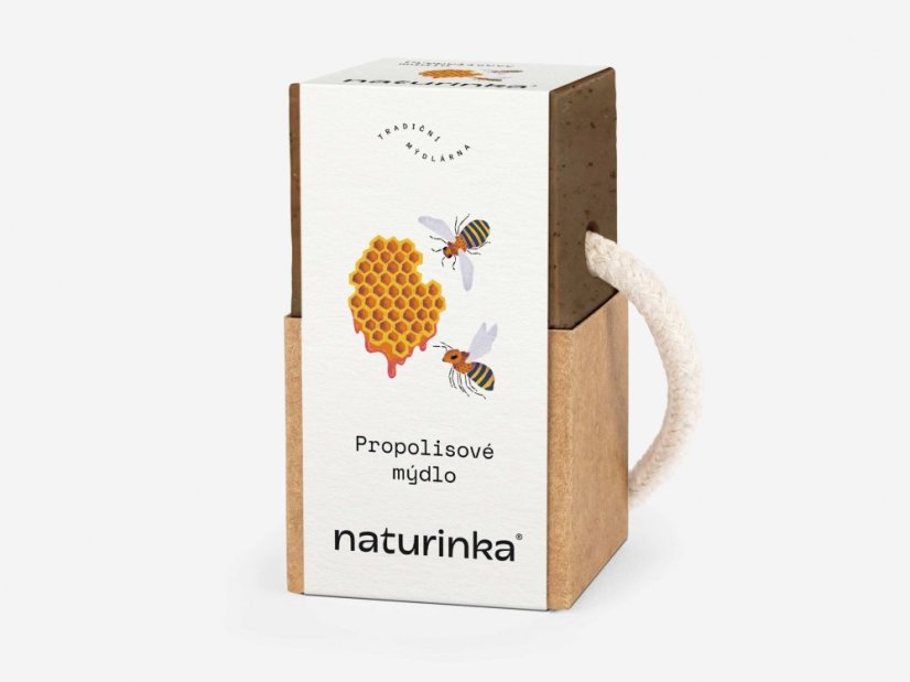 Mýdlo propolisové Naturinka - Varianta: 110 g v obalu