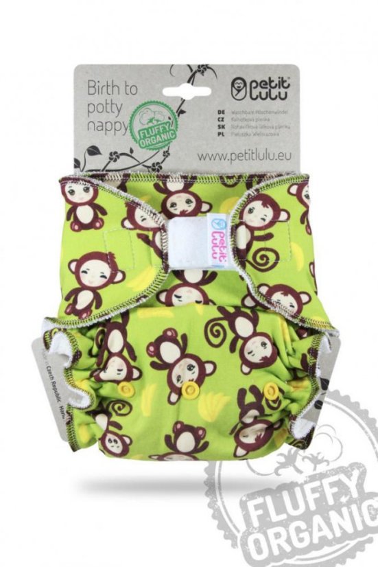Kalhotková plena Fluffy suchý zip Petit Lulu
