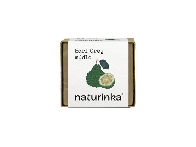 Mýdlo Earl grey Naturinka - Varianta: 55 g v obalu
