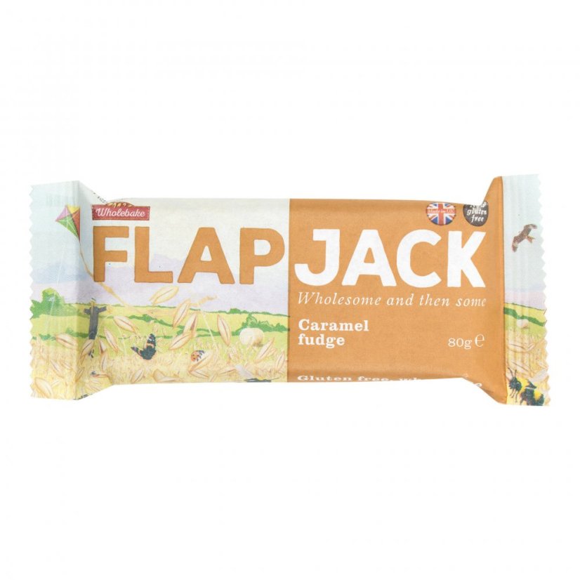 Flapjack karamel 80 g WHOLEBAKE