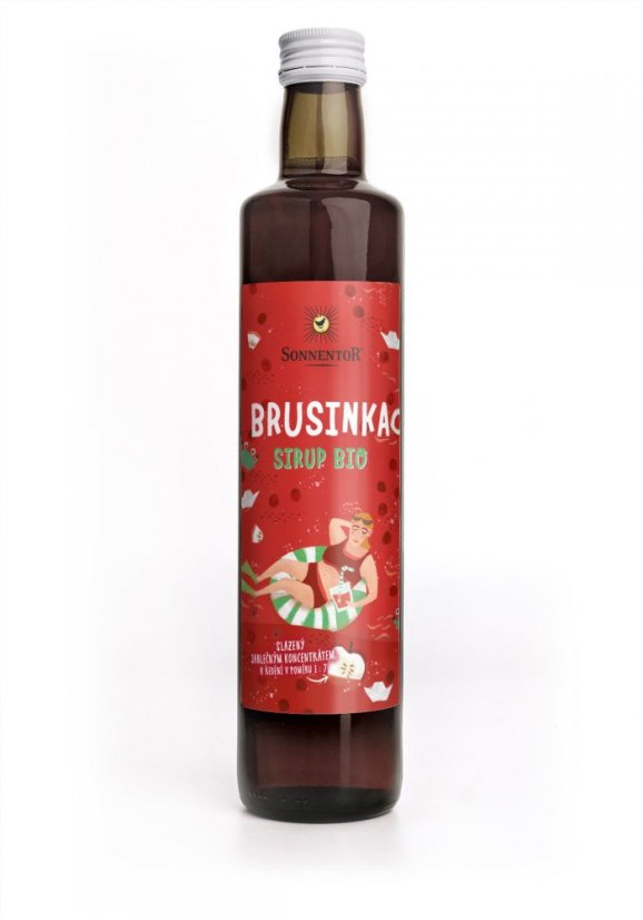 Brusinka sirup 500 ml SONNENTOR