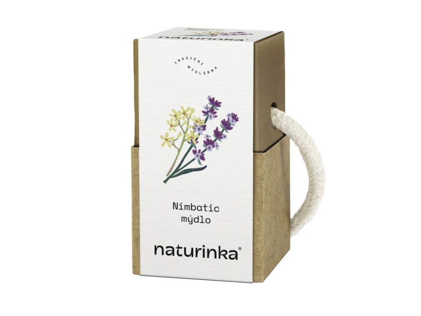 Mýdlo nimbatic Naturinka - Varianta: 55 g v obalu