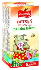 Dětský čaj na dobré trávení 20 x 1,5g APOTHEKE