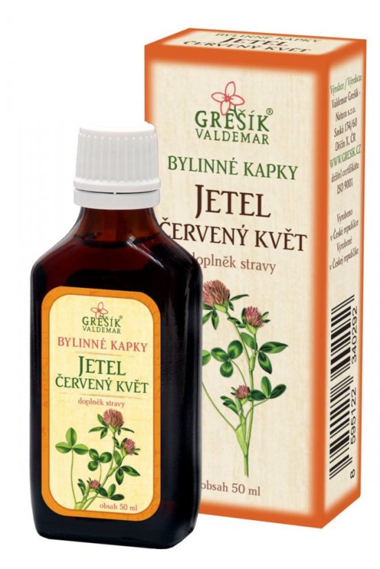 Grešík Jetel červený květ kapky 50 ml