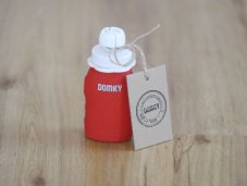 Silikonová plnitelná kapsička 180 ml Domky