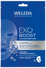 Exo Boost Kolagenová maska Modrý hořec a protěž alpská