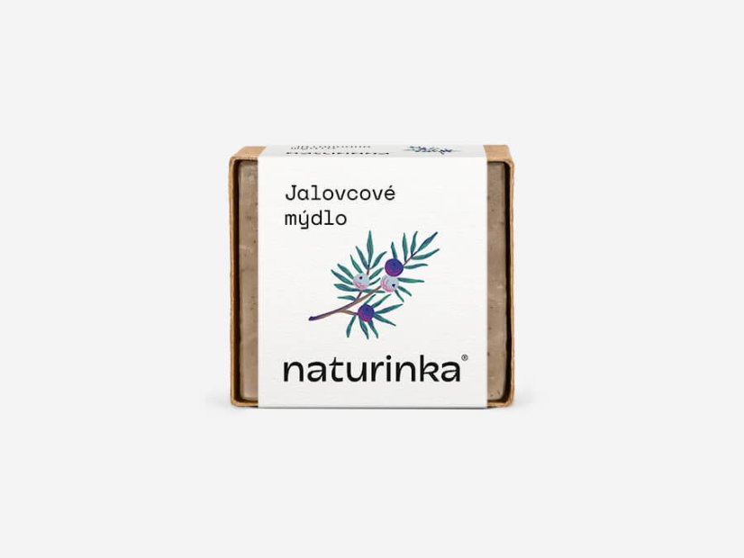 Mýdlo jalovcové Naturinka - Varianta: 110 g bez obalu