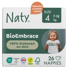 Plenky 4 Bioembrance Maxi 7-18 kg (26 ks) Eco by Naty