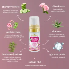 Bio Růžová čistící pěna 90 ml Purity Vision