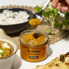 Korma jemná indická kari omáčka s krémovou chutí 200g ŽIVINA
