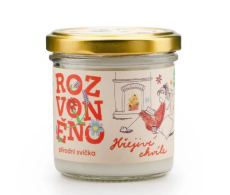 Přírodní svíčka Hřejivé chvíle Rozvoněno