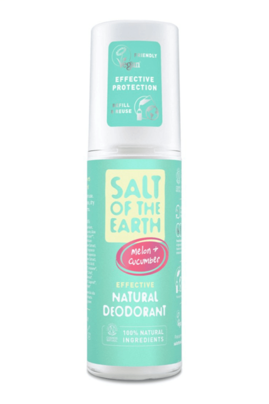 Deo sprej Pure Aura Meloun a Okurka 100 ml Salt of the Earth