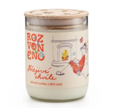 Přírodní svíčka Hřejivé chvíle Rozvoněno