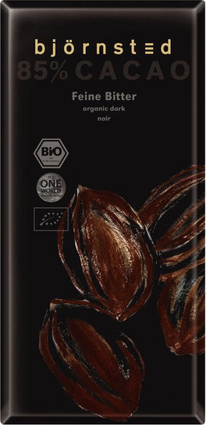 Hořká čokoláda 85% 100 g BJÖRNSTED