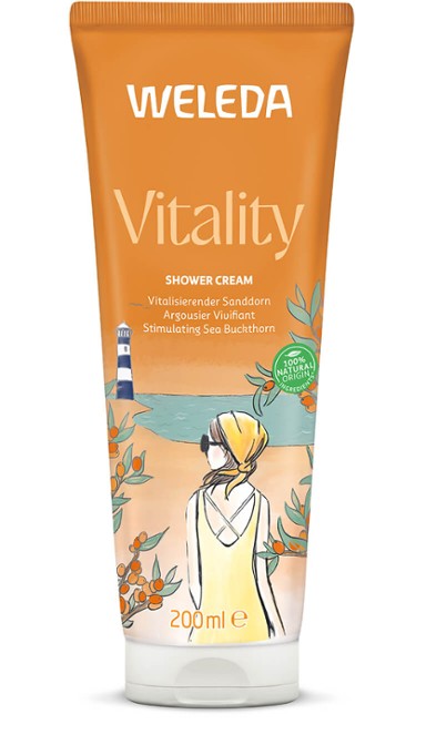 Rakytníkový  sprchový krém Vitality 200 ml WELEDA