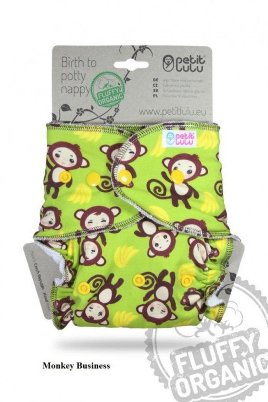 Kalhotková plena Fluffy patentky Petit Lulu - Varianta: Japonské panenky
