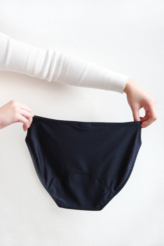 Menstruační kalhotky Klasické modré light SAYU - Velikost: 44 růžové