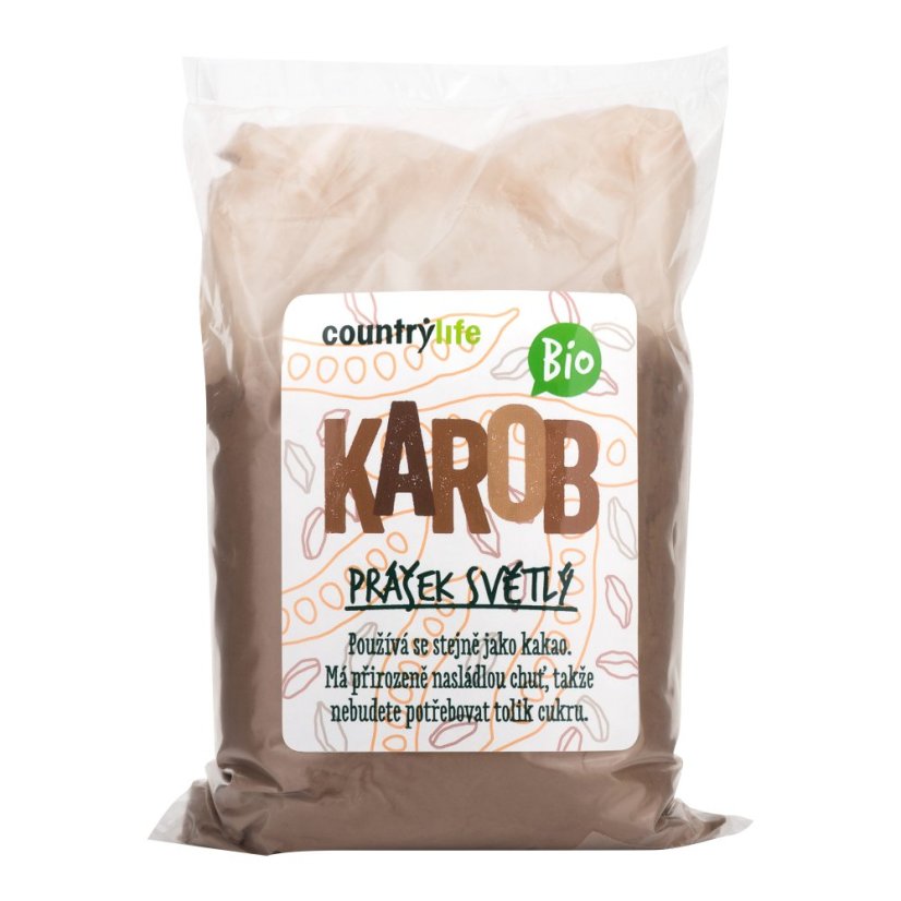 Karob světlý 500 g COUNTRY LIFE