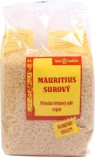 Přírodní třtinový cukr Mauritius surový 500 g BIONEBIO