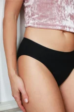 Menstruační kalhotky MODAL Klasické černé 3/5 Sayu