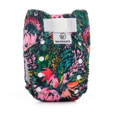 Kapsová plenka DUO fleece  s vkládací plenou Bamboolik
