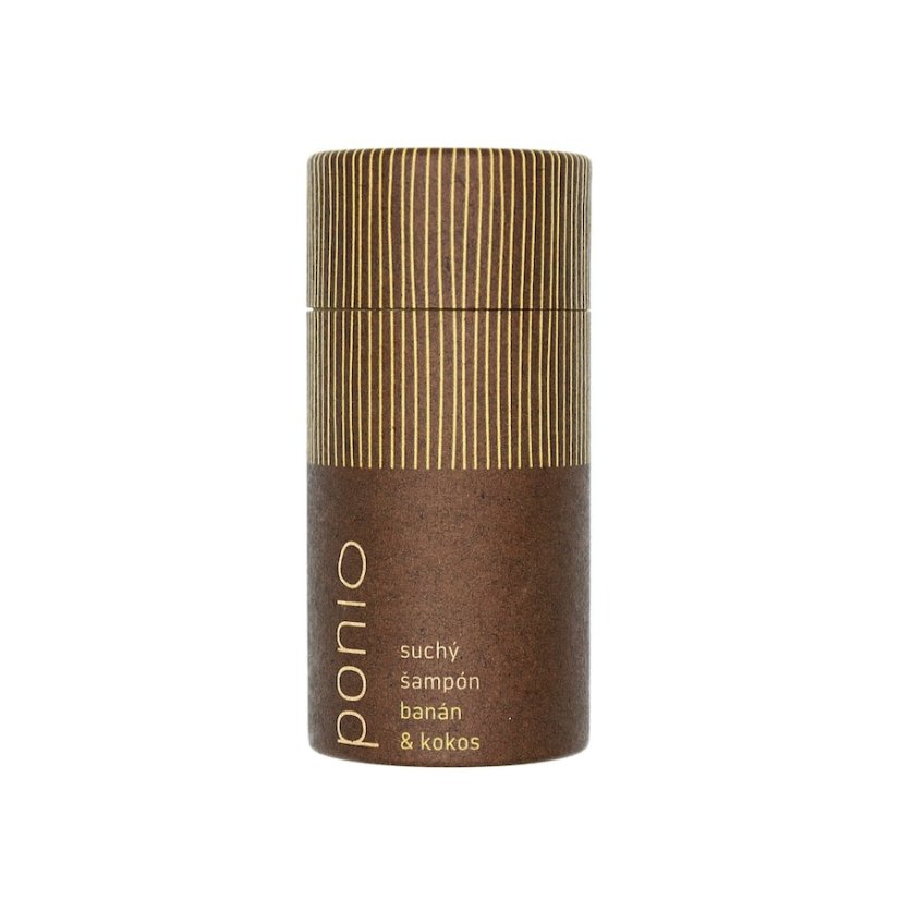 Suchý šampon - banán a kokos 40 g Ponio