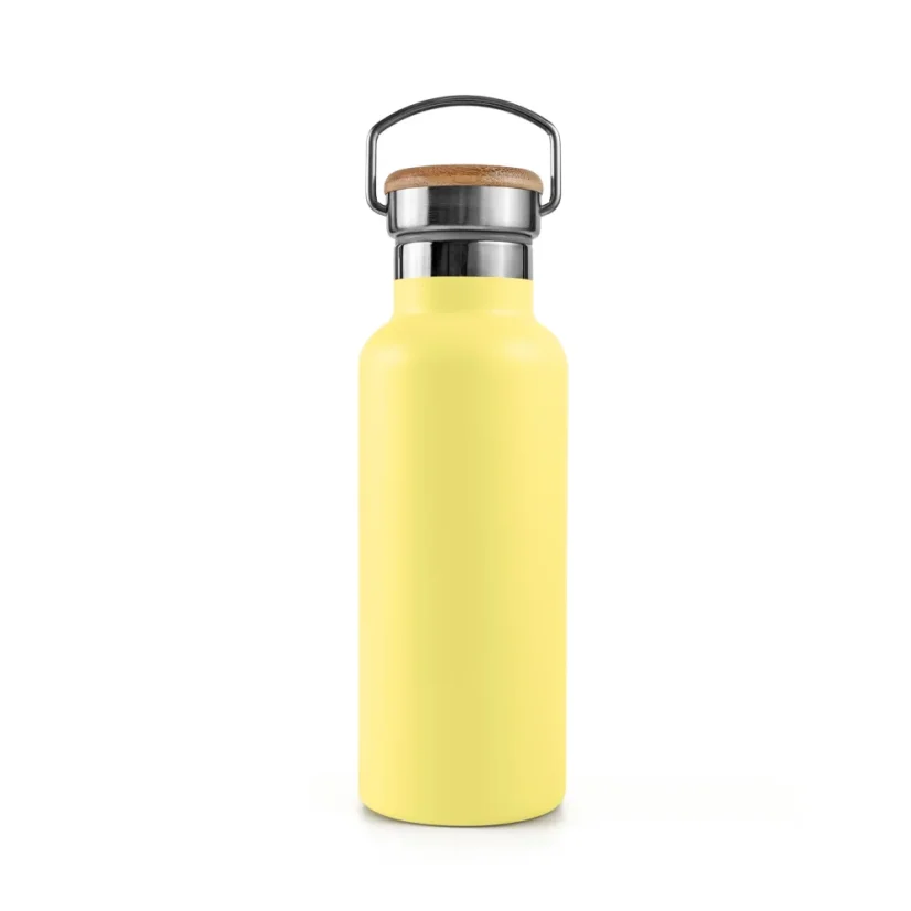 Nerezová lahev 1000 ml Bambaw - Barva: Yellow Beam