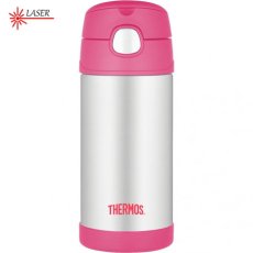 Dětská termoska s brčkem růžová 355 ml  Thermos