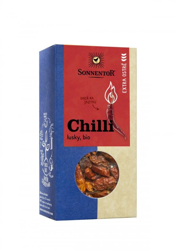 Chilli lusky, extra ostré, celé 25 g SONNENTOR