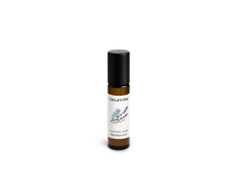 Levandule, Vanilka deodorant Naturinka - Velikost: 10 ml